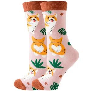 Chaussettes Corgi – Chaussettes femme motif chien