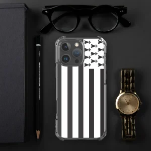 📱 Coque iPhone® – Drapeau Breton Gwen Ha Du
