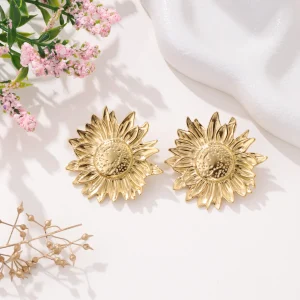 Boucles d'oreilles fleurs XL