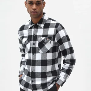 Chemise Homme Dickies Sacramento Black - Style Classique à Carreaux Noir et Blanc