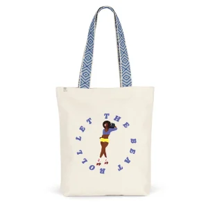 Tote bag Ethnique - Coton recyclé - Let the beat roll