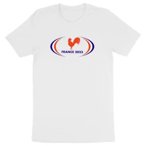 T-shirt Homme - Épais - 100% Coton BIO - France 2023