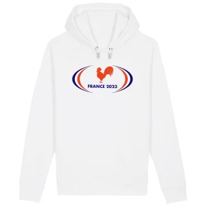 Sweatshirt à capuche Homme - Poches latérales - Coton BIO - France 2023