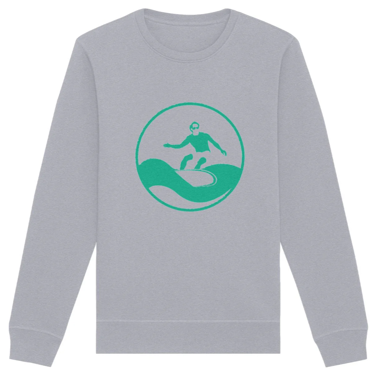 Sweatshirt Homme - Léger - Coton BIO - Surf H – Image 4