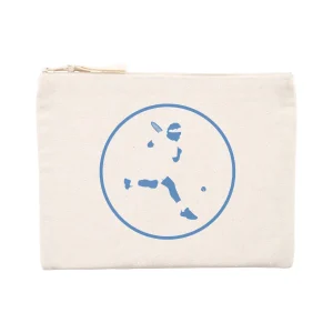 Pochette zippée - Coton recyclé - 21,5 x 16 cm- Tennis H