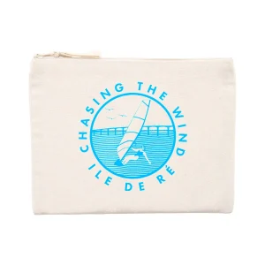 Pochette zippée - Coton recyclé - Chasing the wind planche W