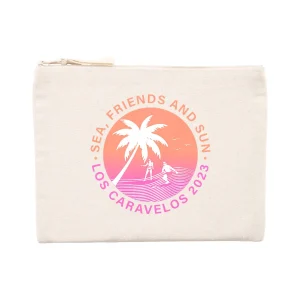 Pochette zippée - Coton recyclé - Los Caravelos 2023