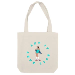 Tote bag - Épais - Coton recyclé - Let it roll baby