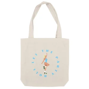 Tote bag - Épais - Coton recyclé - Let the party roll