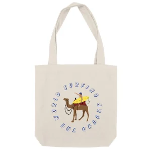 Tote bag - Épais - Coton recyclé - Surfing around the world