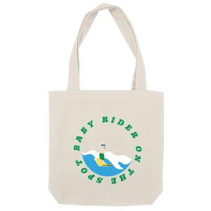 Tote bag - Épais - Coton recyclé - Baby rider on the spot"