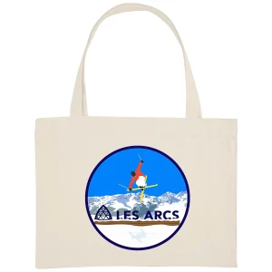 Shopping bag - Épais - Coton recyclé - Les Arcs Ski H