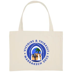 Shopping bag - Épais - Coton recyclé - Mariage à Marrakech