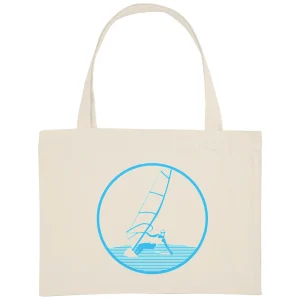 Grand Shopping bag - Épais - Coton recyclé - 49 x 37 cm - Funboard W