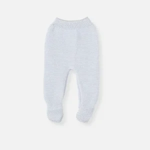 Pantalon à pied en coton bio