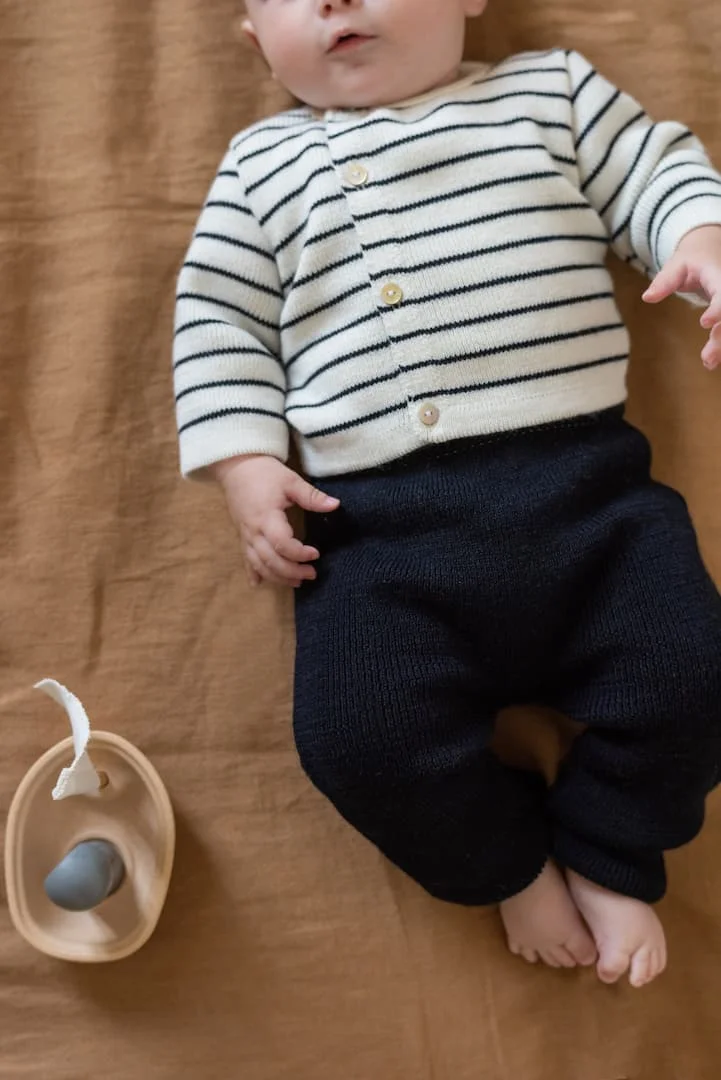 Pantalon en laine mélangée – Collection «Petits Marins» – Image 2