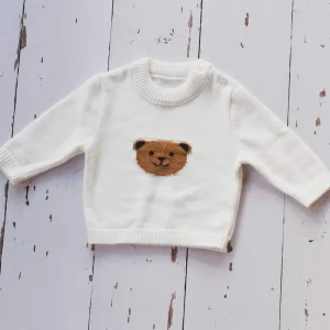 Pull en coton bio – Ourson