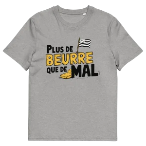 T-shirt Plus de Beurre que de Mal, Un clin d'œil gourmand à la Bretagne