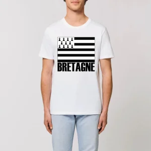 Tee-Shirt Bio Drapeau Breton Bretagne