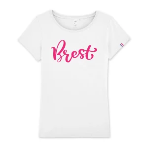 Tee-shirt Bio Femme Brest Coeur