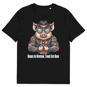 Tee-Shirt Cochon Breton Tout est Bon