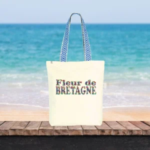 Totebag Fleur de Bretagne - Ethnique et durable