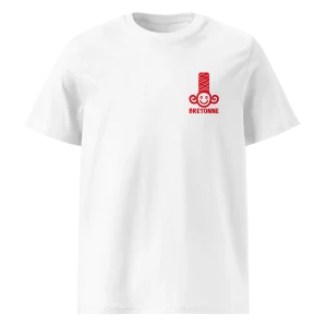 T-shirt Bretonne – Visuel Bigoudène côté cœur