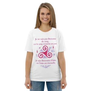 T-shirt “Bretonne d’âme” – L’âme est éternelle