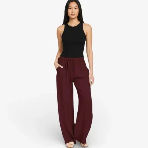 Pantalon en Lin Femme Oversize - HARA