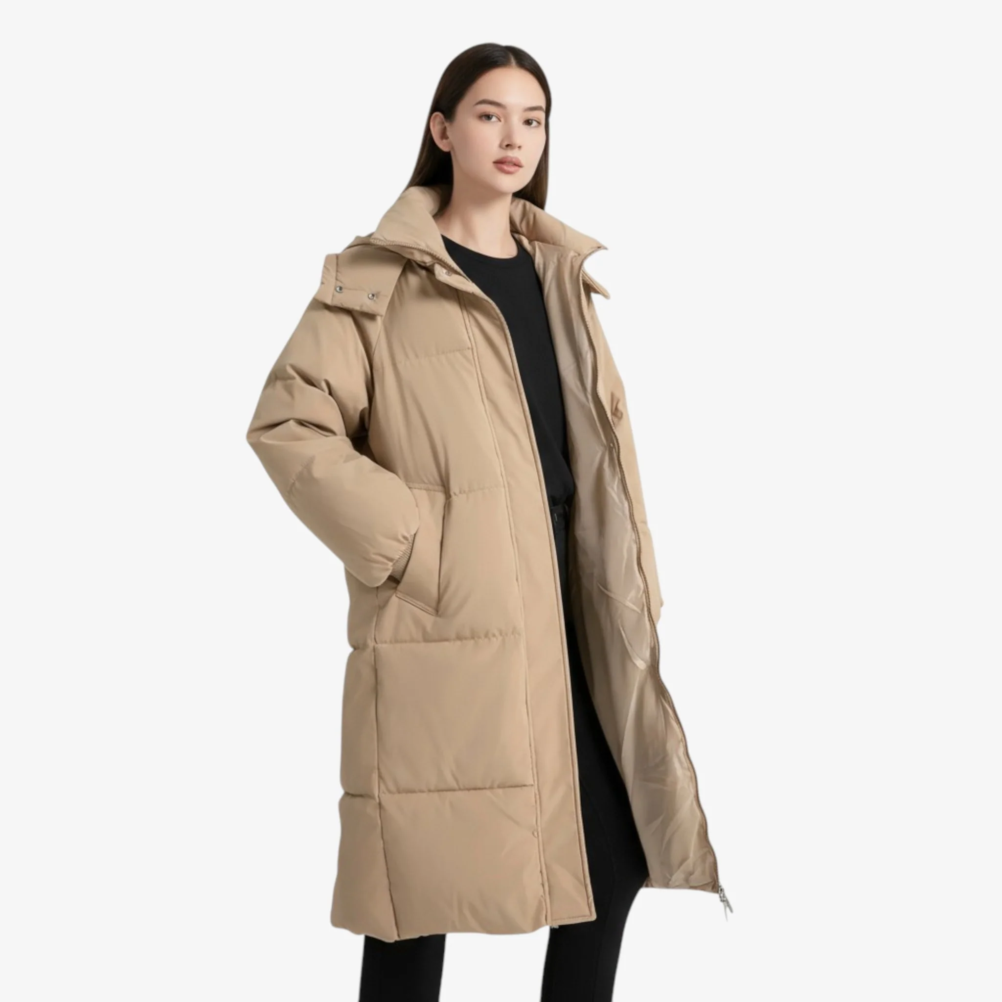 Doudoune Longue pour Femme à Doublure - ARIEL – Image 6