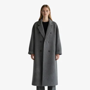 Manteau Long en Laine Femme Coupe Oversize Élégante - Selena
