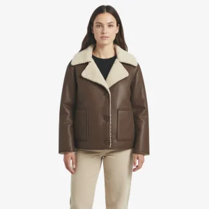 Manteau Trench Court Intérieur en Laine - GAPSY
