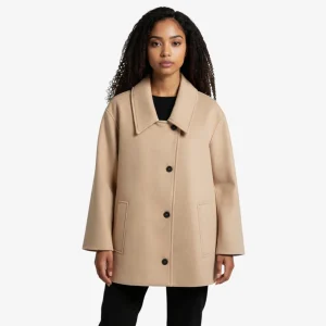 Manteau Laine Femme à Boutons - JEANNE