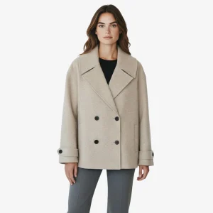 Manteau Trench Court en Laine - LIAR