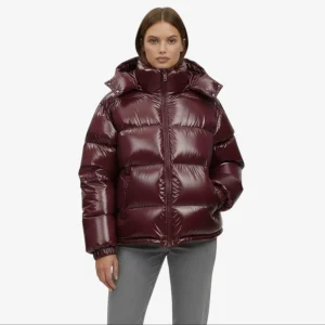 Doudoune Courte Style Vernis - BARBARA