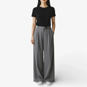 Pantalon Tailleur Large Femme Moderne et Droit - Louisa