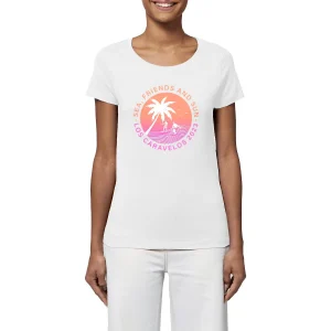 T-shirt Femme - Coupe Ample - 100% Coton BIO - Los Caravelos 2023