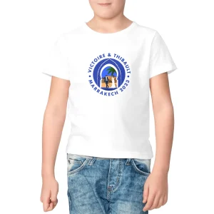 T-shirt Enfant - Garçon - 100% coton BIO - Mariage à Marrakech