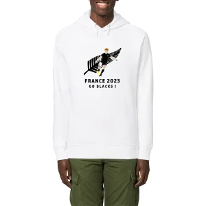 Sweatshirt à capuche Homme - Poches latérales - Coton BIO - All blacks