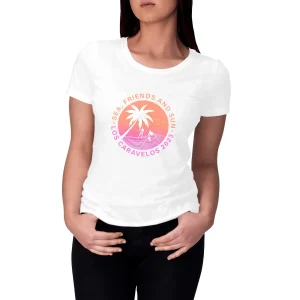 T-shirt Femme - Coupe cintrée - 100% coton Bio - Los Caravelos 2023