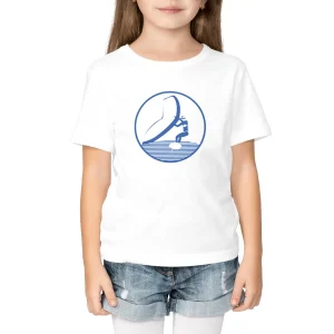 T-shirt Enfant - Fille - 100% Coton BIO - Wingfoil W