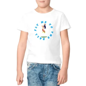 T-shirt Enfant - Garçon - 100% Coton BIO - Fly me to the ball