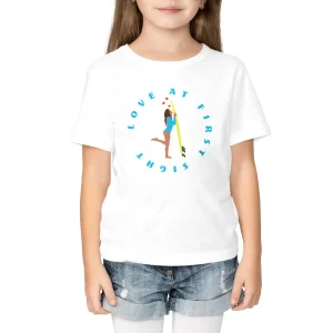 T-shirt Enfant - Fille - Coton bio - Love at first sight