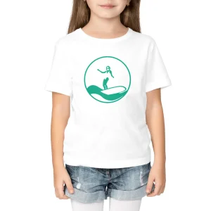 T-shirt Enfant - Fille - 100% Coton Bio - Surf W