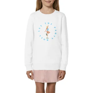 Sweatshirt Enfant - Fille - Épais - Coton BIO - Let the party roll