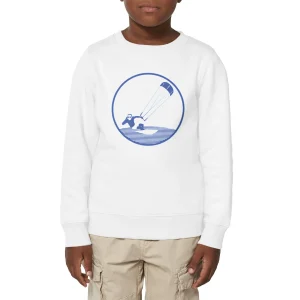 Sweatshirt Enfant - Garçon - Épais - Coton BIO - Kitesurf