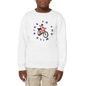 Sweatshirt Enfant - Garçon - Coton BIO - Bike to the wild