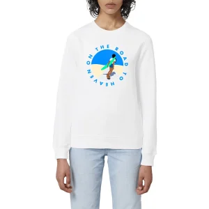 Sweatshirt Femme - Léger - Coton Bio - On the road to heaven W