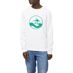 Sweatshirt Homme - Léger - Coton BIO - Surf H