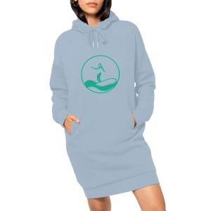 Robe Sweatshirt Femme - Coton BIO - Surf W